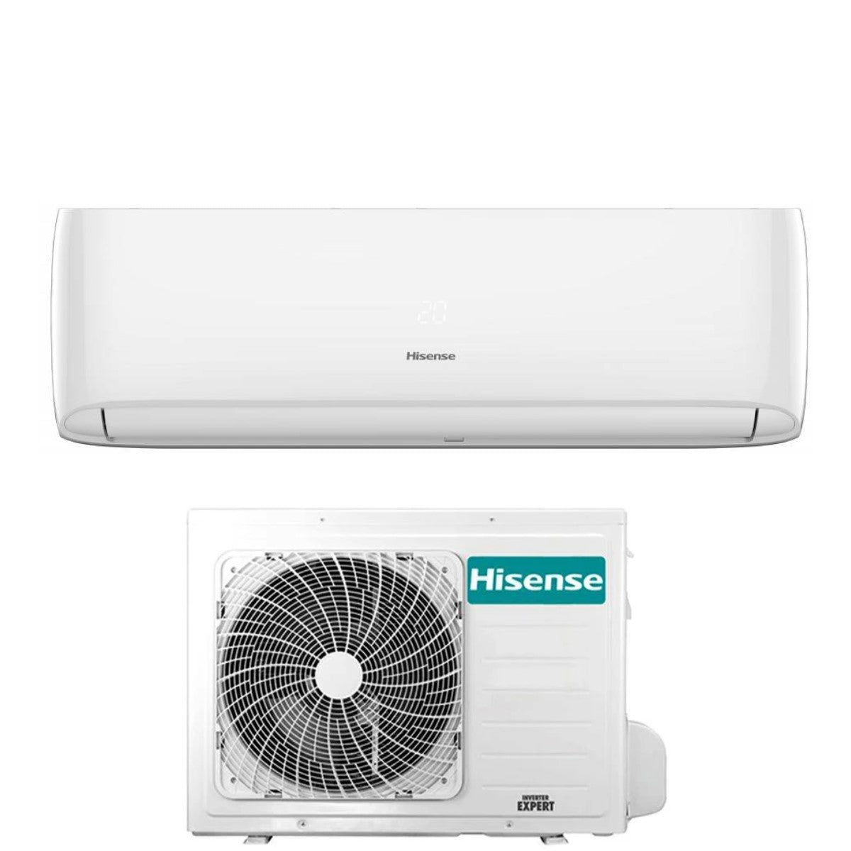 Hisense Easy Smart / Hi-Comfort – Produktfoto des Single-Split-Beispielsets